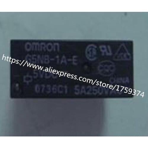 Wholesale 100pcs/lot G5NB-1A-E-DC5V 5A 4feet relay