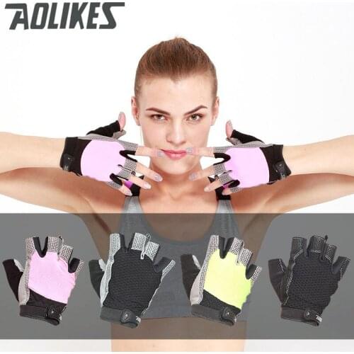 1 Pair Fitness WeightLifting Gloves for Men Women Gym BodyBuilding Gloves Training Sports Custom Exercise Training Gym Gloves