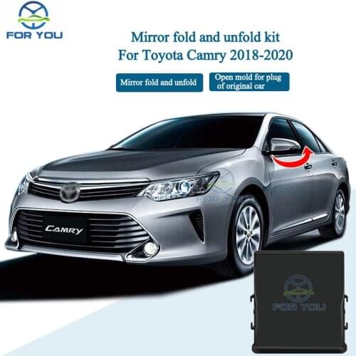 FORYOU Car Side Rear Mirror Folding Rear View Mirror fold unfold Module For Toyota Camry 2018-2020 Left Hand Drive