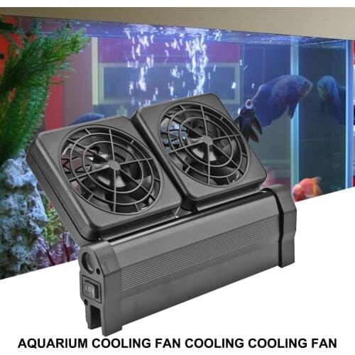Smart controller Mini nano clip hang on cooling fan sensor automatic run stop temperature control aquarium water plant fish tank