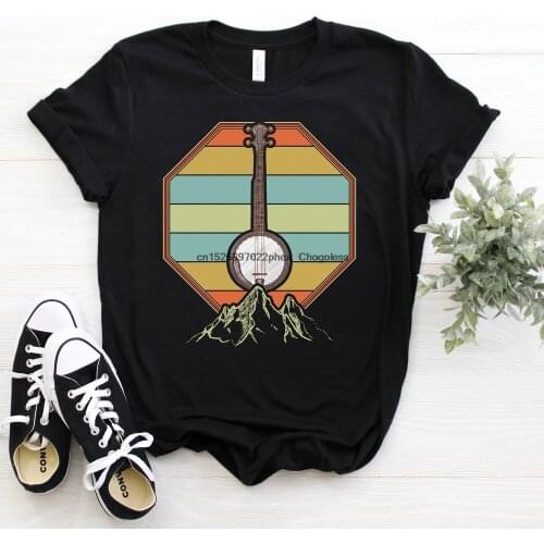 Banjo Vintage Retro Bluegrass Fans Music Instrument Banjo Player T Shirt Musician Shirts Genre Festivals My Grass Is Blue Tee