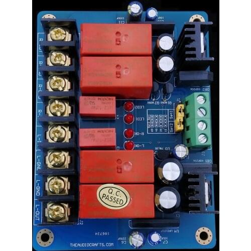 High Current Upc1237 2.0 Dual Channel Speaker Protection Finished Board Fever Speaker Delay Protection