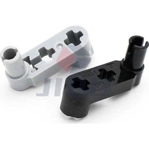 High-Tech Parts 33299 Modified Crank/Pin 1x3-Axle Holes Liftarm Bricks EV3 MOC Race Car Model Set Bulk Accessory Building Blocks