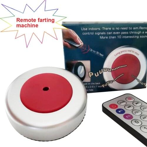 Funny Wireless Remote Control Fart Machine Remote Gag Gift Joke Prank Novelties Machine Sound Generator Spoof Toy #30