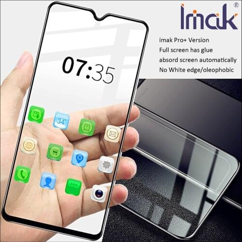 Imak Pro+ Full Screen panel Glue Tempered Glass For Xiaomi Redmi Note 8 Pro 8T 8A oleophobic