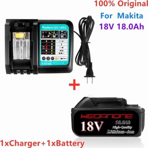 18V BL1860 BL1850 Power Tool Replacement Batteries 18V 18000mAh Lithium ION for Makita Rechargeable Battery BL1830 BL1840 LXT400