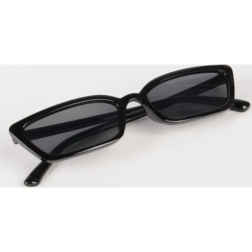 2021 Vintage Small Rectangle Sunglasses Fashion Brand Designer Square Glasses Shades Female De Sol UV400 for Women/Men Classic