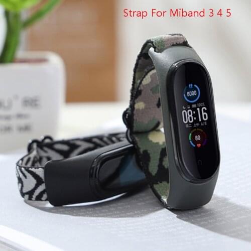 Bracelet for Mi band 5 Strap Nylon Sport Watch Belt pulsera correa Miband 5 strap Wristband for Xiaomi Mi band 4 3 Bracelet