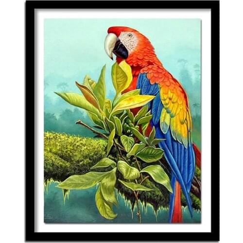 Diy 5D Diamond Painting Bird Cross Stitch Diamond Embroidery Needle Gift Full Square Resin Diamond Painting Cross