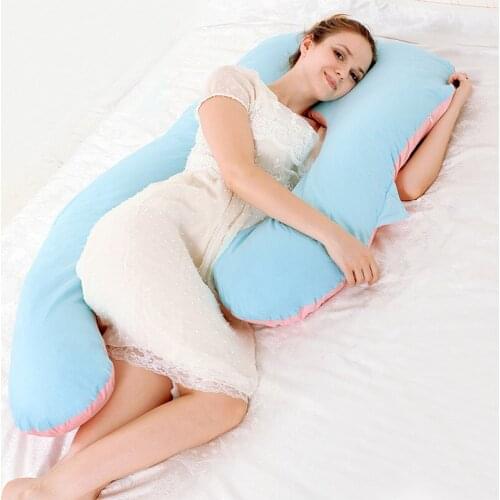 Exquisite pregnancy Comfortable U shape Maternity pillows Body Solid pregnancy pillow Women pregnant Side Sleepers cushion