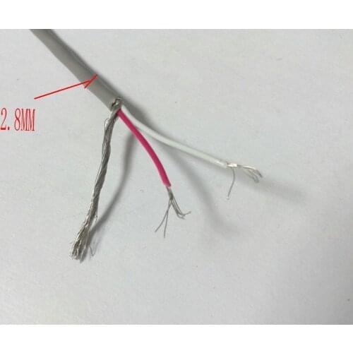 10M CABLE, 28AWG, 2CORE,shield, PVC Cable 300V FOR Video,Audio Cables