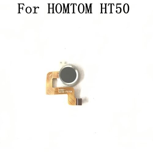 HOMTOM HT50 Used Fingerprint Sensor Button With Flex Cable FPC For HOMTOM HT50 Repair Fixing Part Replacement