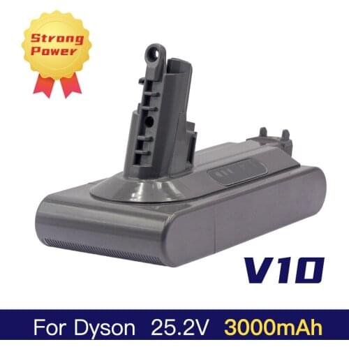 New Replacement 25.2V 3000mAh Lithium Replacement Battery For Dyson Vacuum Cleaner Cyclone V10 Absolute SV12 V10 Fluffy V10