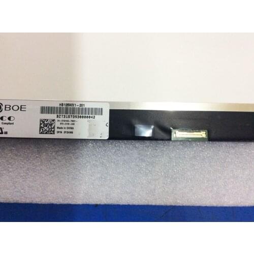 For BOE HB125WX1-201 HB125WX1 201 LED Screen Matrix for Laptop 12.5" HD 1366X768 LCD Display panel Monitor