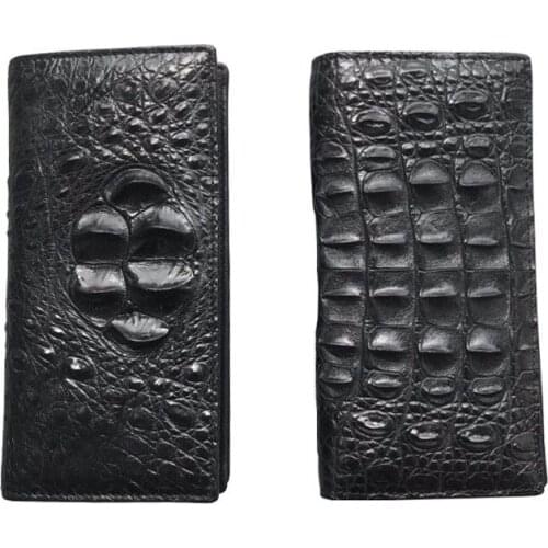 YL0083 Crocodile Quality Real Leather Luxury Wallet Men Famous Brands High Quality Fashionable Mens Bag