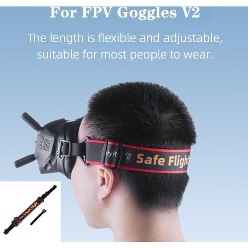 Head band Strap for FPV Goggles V2 Drone Goggles Adjustable Head Stabilize Easy to Install Safety Replacement Drone Accessorie