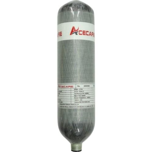AC103 Acecare 3L 4500psi 300bar CE Carbon Fiber Tank For Compressed Air Guns To Hunt/Scuba Diving Set/Pressure Pcp Air Rifle