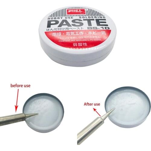 Silver Weak Acid Soldering Solder Paste Solder Flux Grease Paste BS-10 4.5cm Semi Solid 10g