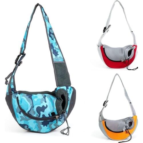 5 Colors Dog Cat Sling Carriers Shoulder Bags Breathable Pet Diagonal Bag for Small Dogs Cats Pets Accessories Backpack Products