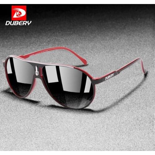 Sport Style Pilot Polarized Sunglasses Men DUBERY Brand Design Lightweight Sun Glasses Driving Travel UV Protection Goggles XH11
