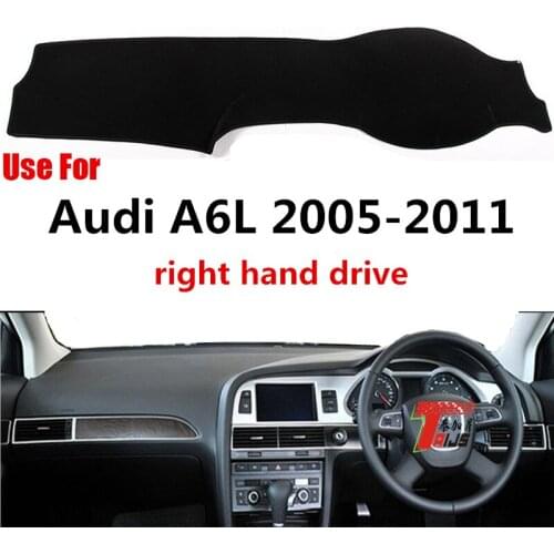 TAIJS Factory High Quality Sport Polyester Fibre Car Dashboard Cover For Audi A6L 2005 06 07 08 09 10 11 Right hand drive