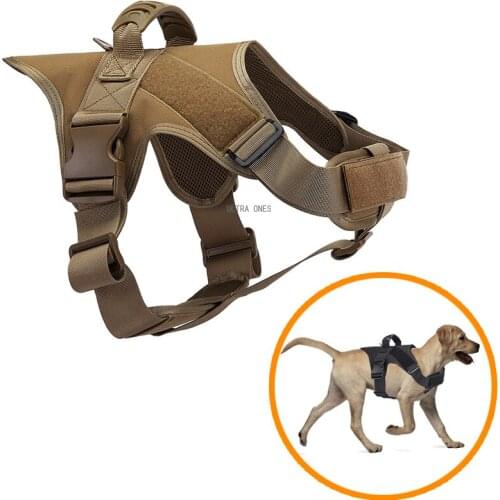 Tactical Service Dog Vest Military Airsoft Army Training Dogs Clothes Harness Hunting Paintball Shooting Cs Wargame Harness