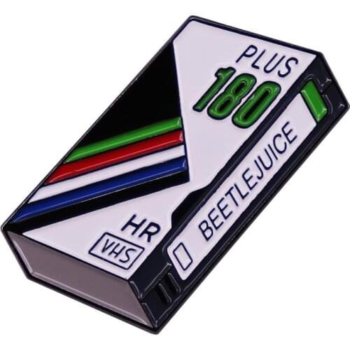 TV-REC Beetlejuice VHS Lapel Pin