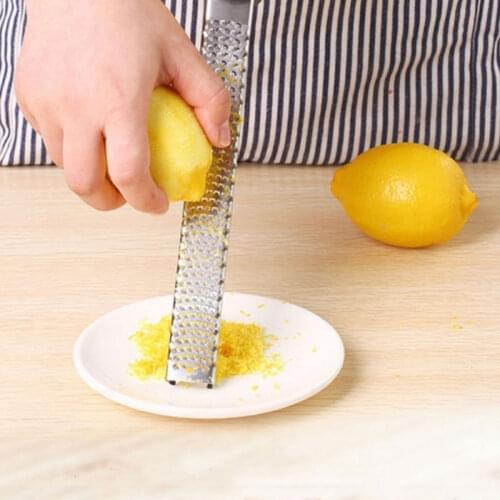 1PCS Multi Stainless Steel Lemon Cheese Vegetable Fruit Zester Grater Peeler Slicer Kitchen Gadget Tools U2