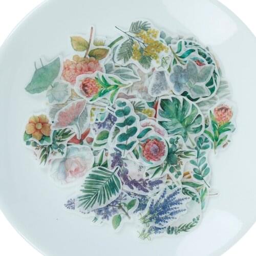 100pcs/pack Cat Flower Diary Memo Stickers Pack Kawaii Scrapbooking Stickers Drop Shipping