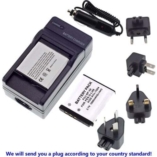 2X Battery + Home&car Charger for SiOnyx SX-50 SiOnyx Aurora IR Night Vision Camera