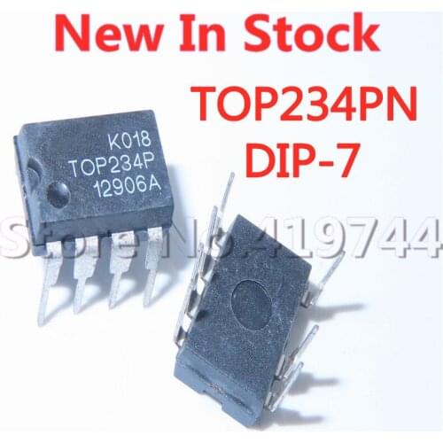 5PCS/LOT TOP234PN TOP234P TOP234 DIP-7 switching power management chip In Stock New Original