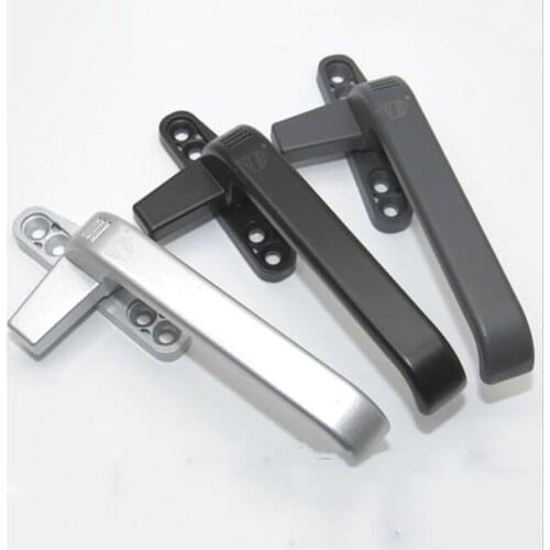 Aluminum push window handle inside door lock handle