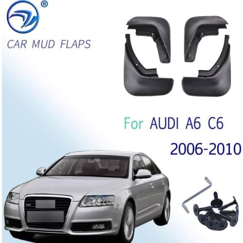 FIT FOR AUDI A6 C6 2006 2007 2008 2009 2010 SEDAN MUD FLAP MUD FLAPS SPLASH GUARDS MUDGUARD MUDFLAPS ACCESSORIES