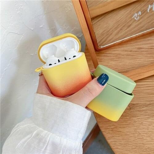 PC Gradient Colorful Protective Case For Xiaomi Air2s Cover Wireless Bluetooth Headset Case For Xiaomi Mi Airdots Pro 2S Case