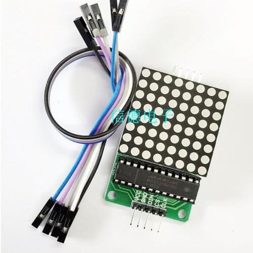 Finished MAX7219 Dot Matrix Module Control Module Single Chip Microcomputer Module Display Module