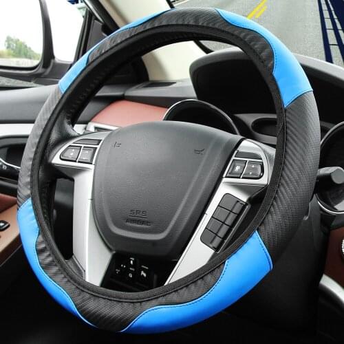 Skidproof Leather Car Steering Wheel Cover Accessories for chevrolet cruze lacetti aveo captiva trax sail BMW GAZ Gazelle Lada