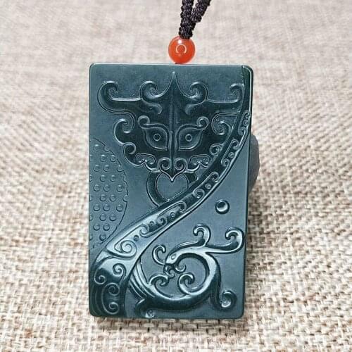 Natural Hetian Jade Pendant PI Xiu Bless Peace Men And Women Can Be Worn