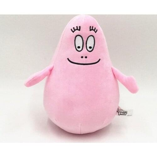 23cm Simulation Cartoon Barbapapa Soft Stuffed Dolls Kids Baby Comfort Home Pillow Gifts Plush Toys For Children Boys Girls