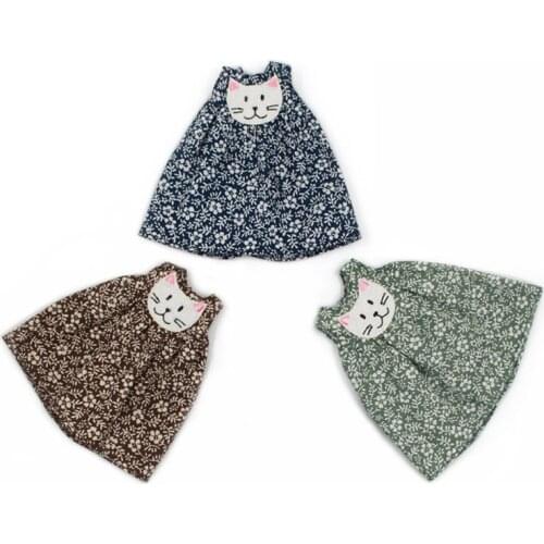 DBS blyth doll clothes for cat flower dress suitable for normal Azone joint body 1/6 bjd