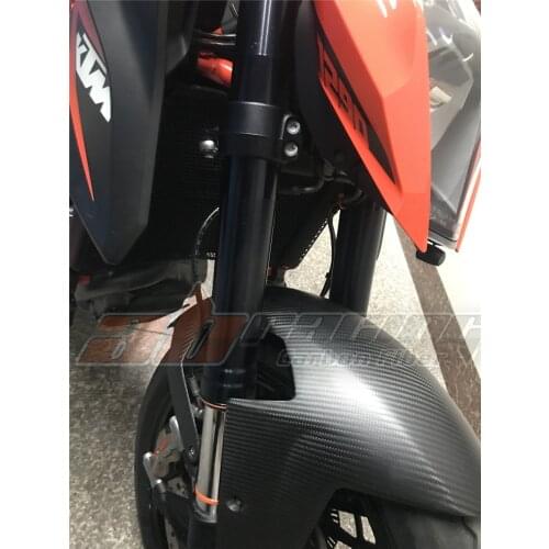 Front Hugger Fender Mudguard For KTM 1290 SUPERDUKE R GT 2014-2018 Full Carbon Fiber 100% Twill