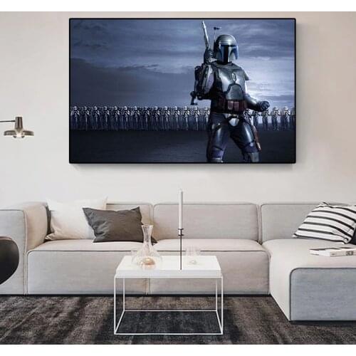 Star Wars Canvas Painting Movie Poster Poster Wall Graffiti Street Art Photo Frame Living Room Children Decorate Home