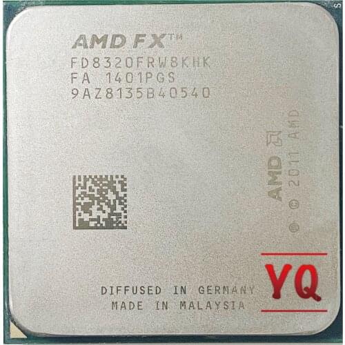 AMD FX-Series FX-8320 FX 8320 3.5 GHz Eight-Core CPU Processor FD8320FRW8KHK Socket AM3