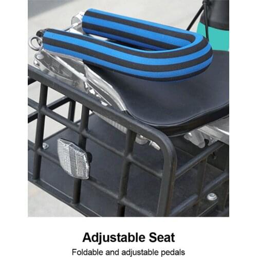 Adjustable Bicycle Child Seat For Kids Front Portable Quick Release Folding Baby Seat For Bicycle Electric Bicycle Folding Car