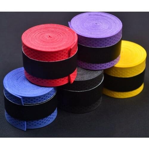 1/3PCs Tennis Clap Rubber Badminton Racket Grip Handle Rubber Non-slip Sweat-absorbent with Racket Grip Handle Winding Tape