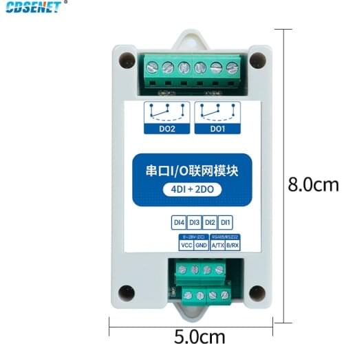 Modbus RTU Industrial Grade Serial Port I/O Networking Module RS485 Acquisition and Monitoring MA01-AXCX4020(RS485) CDSENET