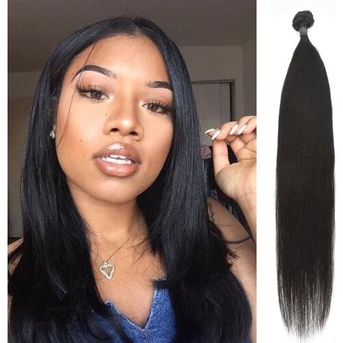 Synthetic Silky Straight Hair Bundles 24 inches 6 Bundles All In One Pack High Temperature Heat Resistant Synthetic Fiber 240g