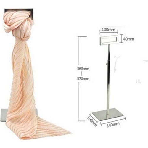 Stainless Steel Necktie Scarf Display Rack Stand Tie Scarves Holder Stand scarves holder rack