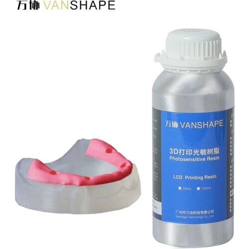 3D Printer Dental Resina For Vanshape UV 405nm Light Curing Photosensitive Gum Resin