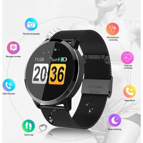 IP68 Waterproof Smart Watch Women Lovely Bracelet Heart Rate Monitor Sleep Monitoring Smartwatch Connect IOS Android band