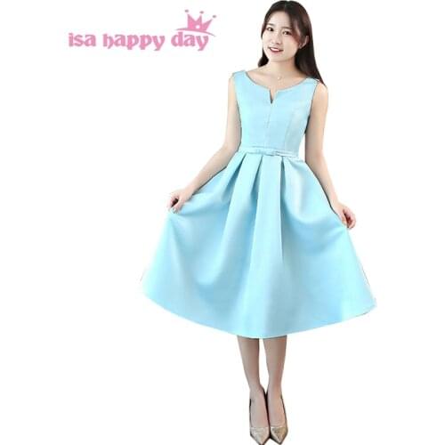 Hot & sexy special occasion robe de soiree short light blue prom dresses ball gown puffy gowns dress 2020 new arrival H4232